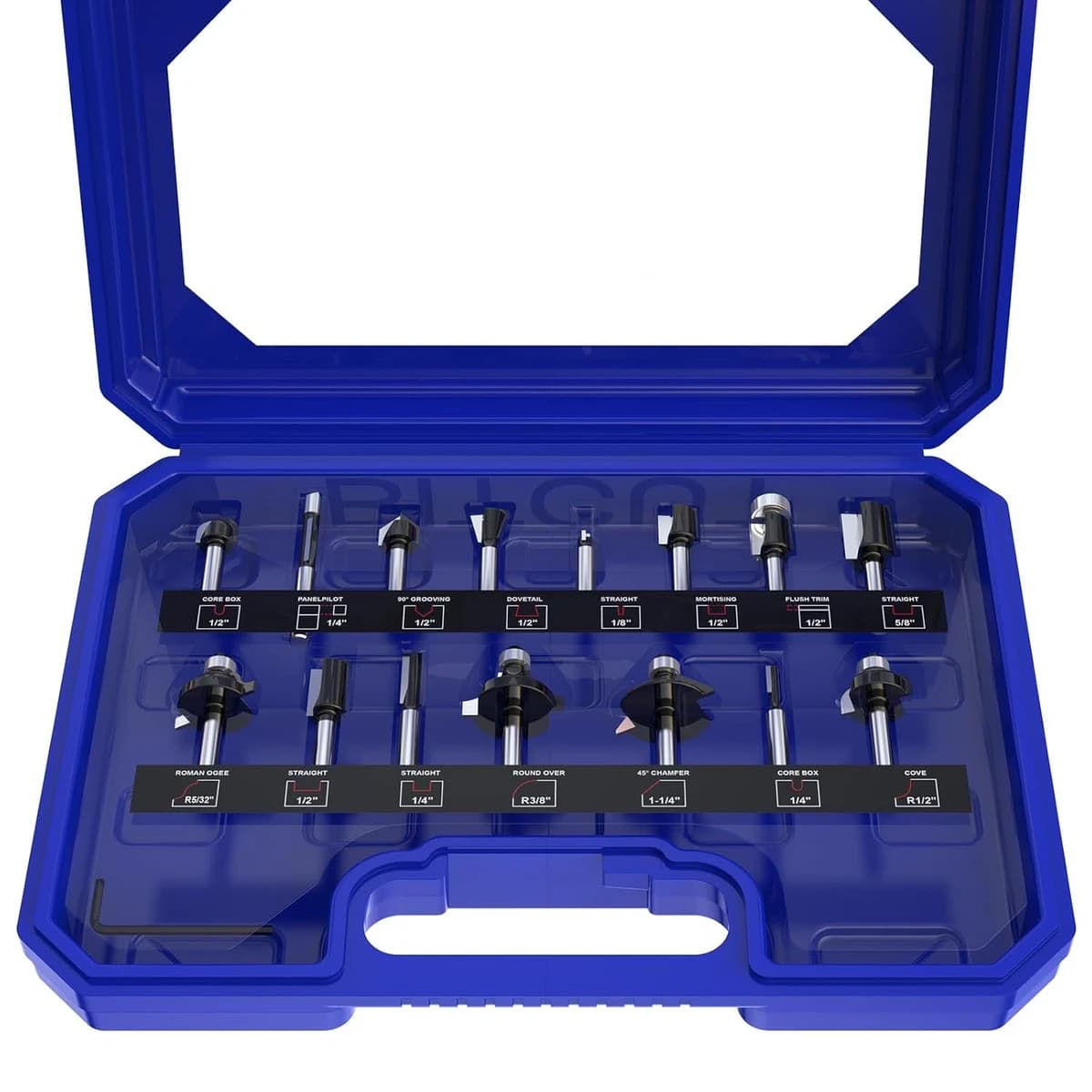 BITCUT 1/4" Router Bit Set 15pc product image