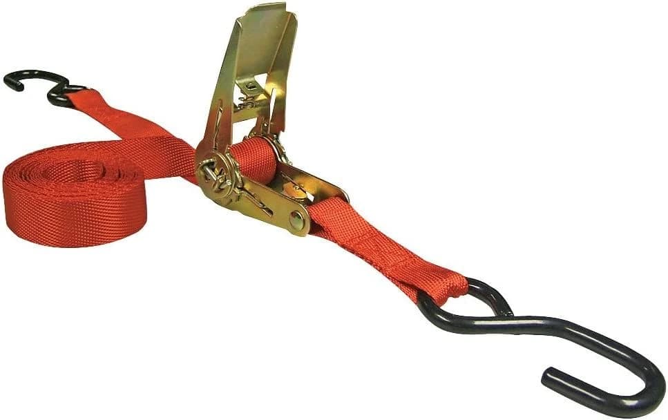Erickson Red 1" x 10' Ratcheting Tie-Down Strap, 4Pk product image