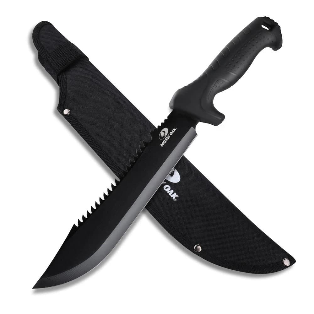 Mossy Oak Machete with Saw 16" with Sheath, Ergonomic No-Slip Handle product image