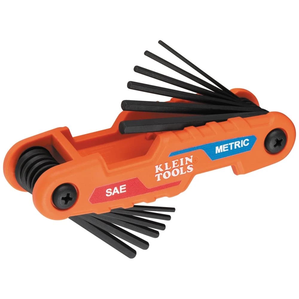Klein Compact Folding Hex Key Set SAE/MM - 12pc product image