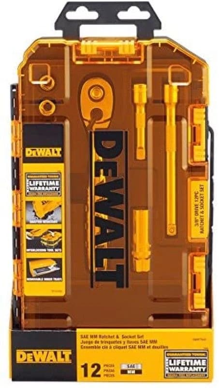 Dewalt Tough Box 3/8" Drive 12pc Set product image