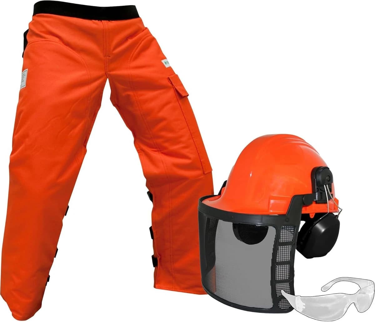 Forester Protective Clothing - Chaps Helmet Face Shield Ear Muffs Safety Glasses product image