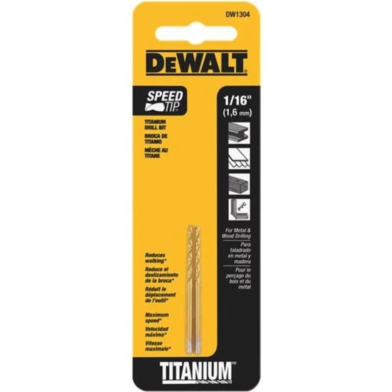 Dewalt Titanium Bit 1/16" 135 Split Point product image
