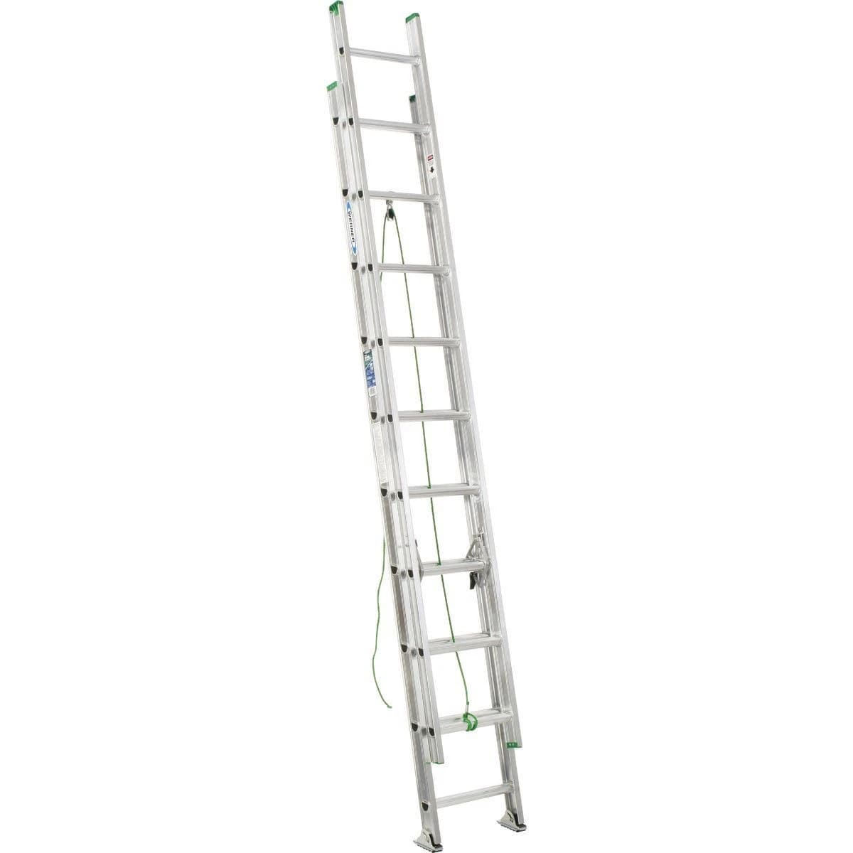 Werner 20' Aluminum Extension Ladder with 225 Lb. Load Capacity Type II product image