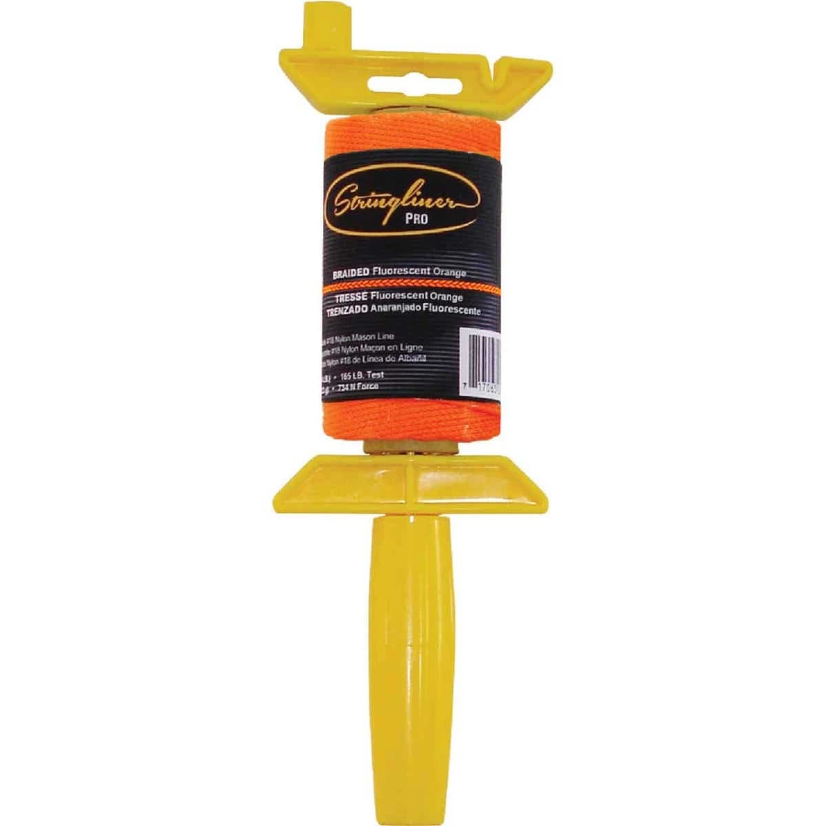 Stringliner PRO 250' Fluorescent Orange Braided Nylon Mason Line Reel product image