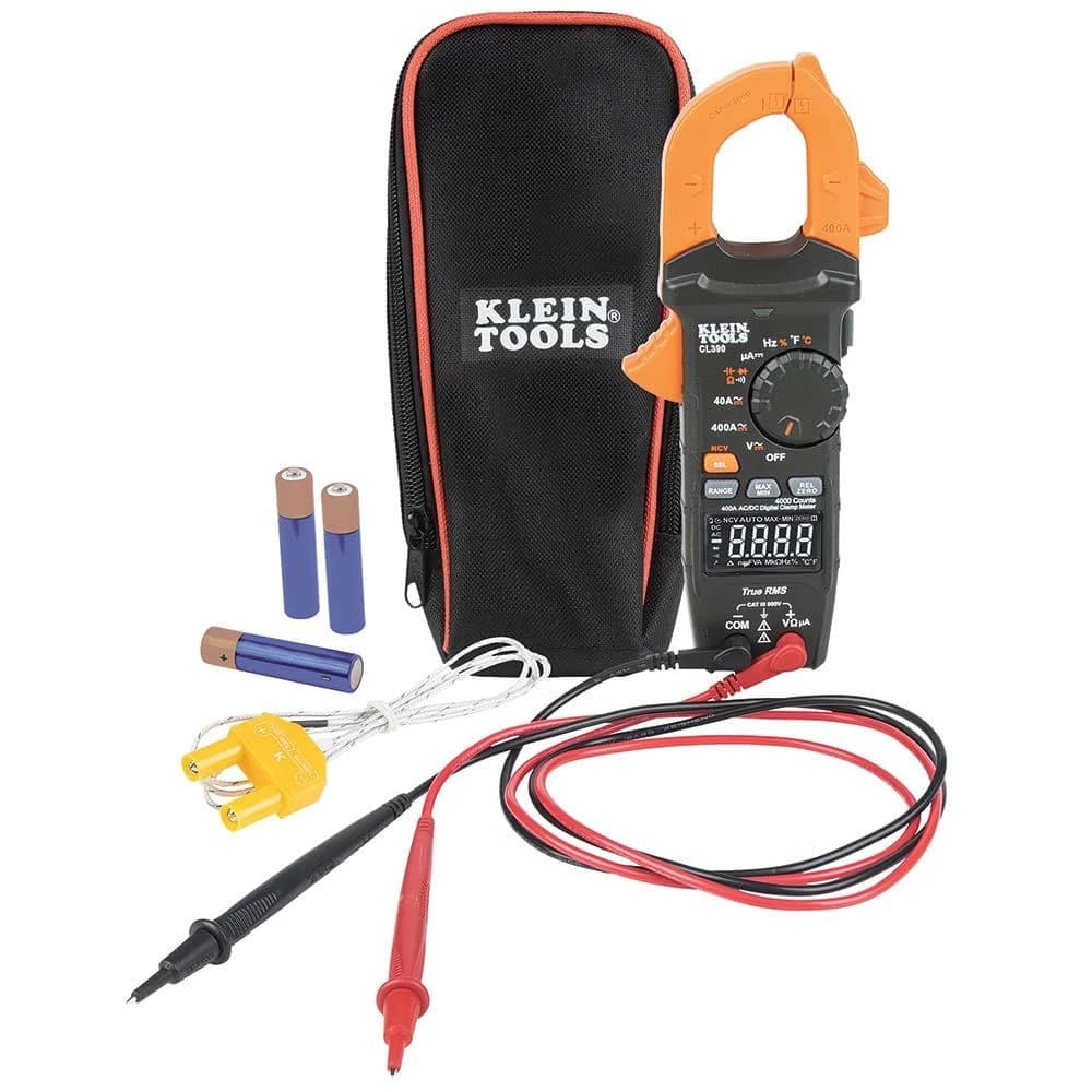 Klein AC/DC Digital Clamp Meter Auto-Ranging 400 Amp product image