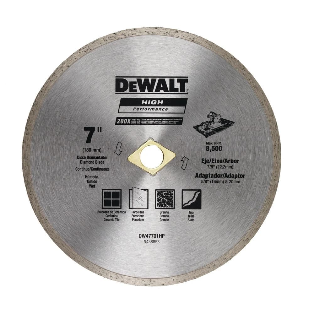 Dewalt 7" Diamond Disc Continuous product image