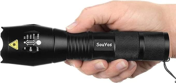 Souyos Military Grade Flashlight 2000 Lumen 5 Modes Water Resistant LED product image
