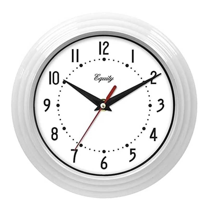 La Crosse Equity 8" Analog Wall Clock - White product image