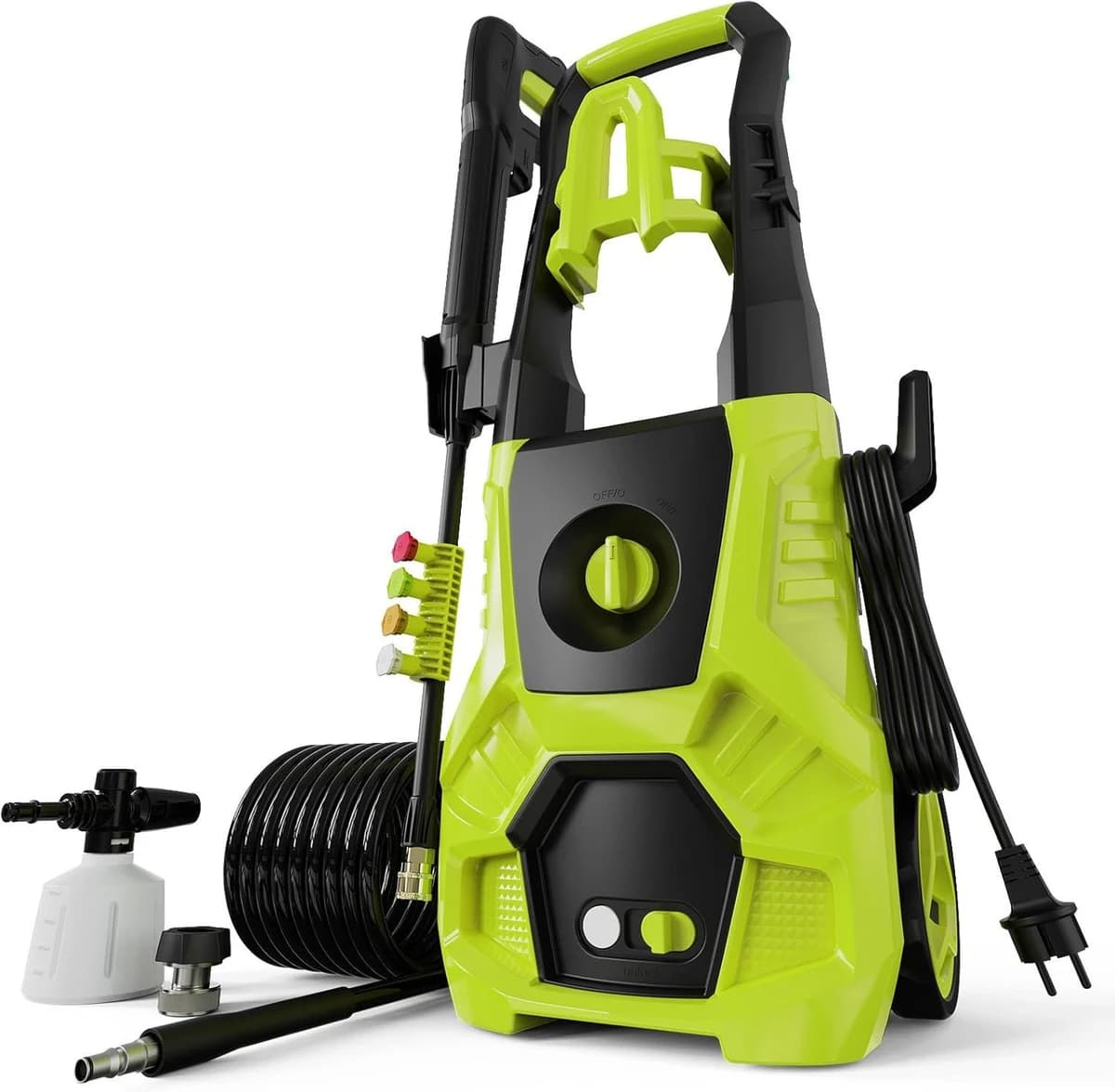 SISUPASSIE 1600PSI Electric Pressure Washer 1.2.GPM w/Foam Cannon 35' Power Cord product image