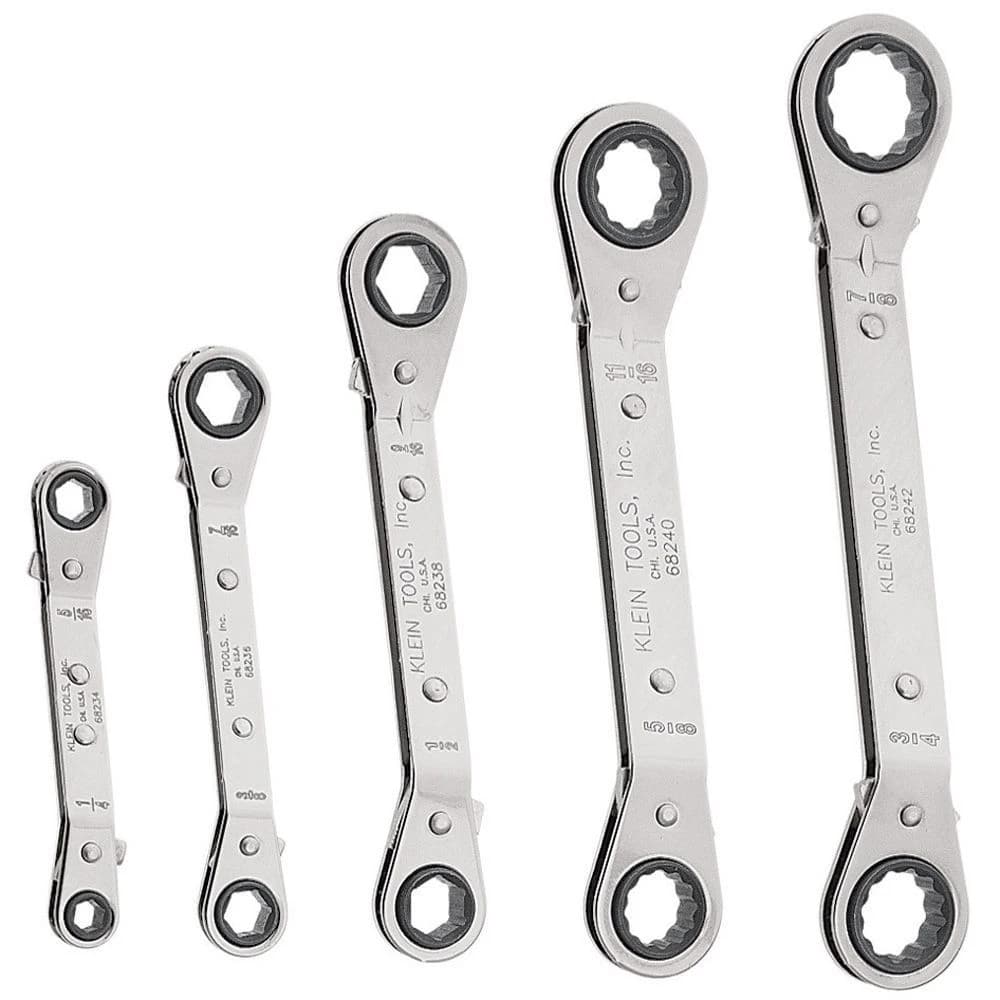 Klein Ratchet Box Wrench Set (68245) product image