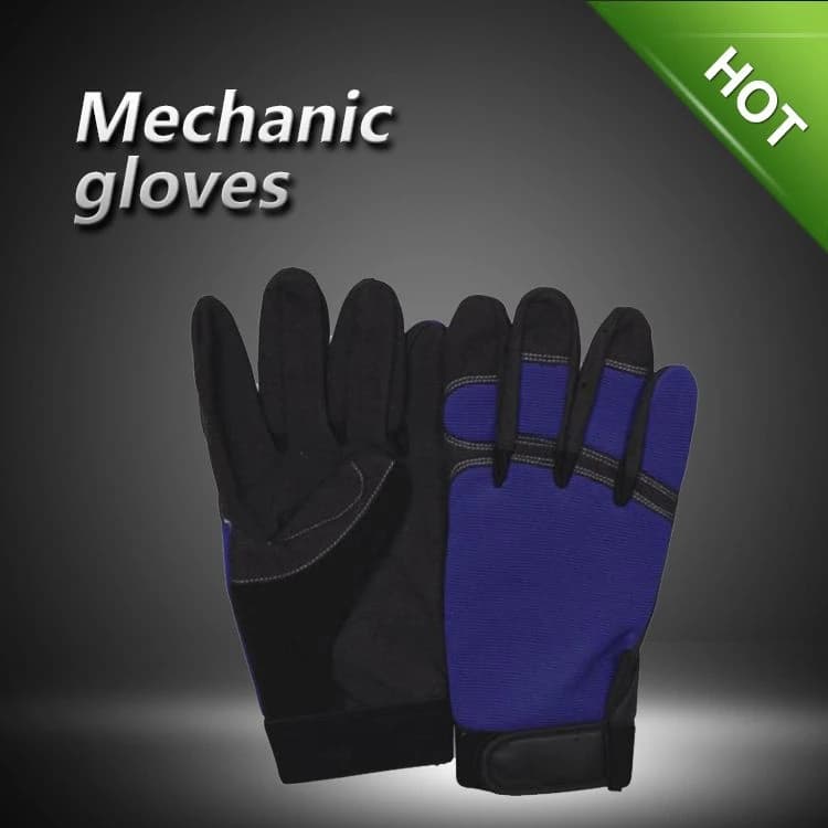 Mechanical Gloves, micro fibre palm, flexible fabric back - XL product image
