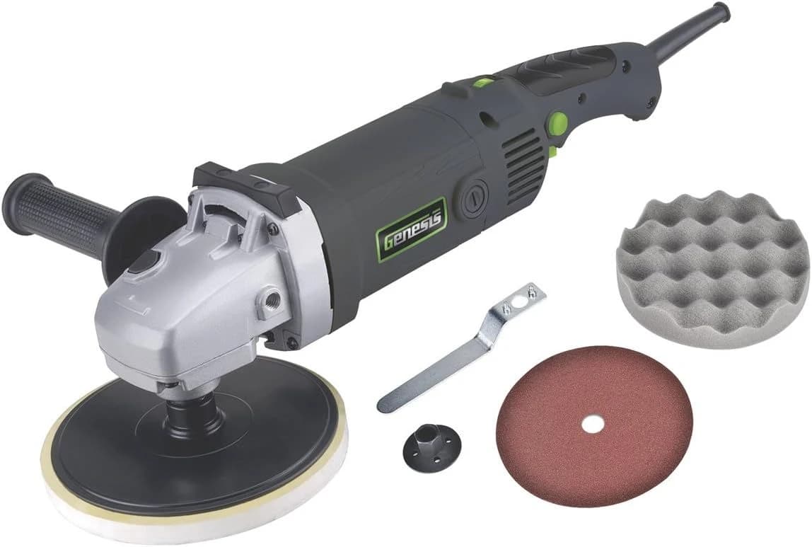 Genesis 7" 11 Amp Variable Speed Sander/Polisher w/Hook and Loop Backer Pad product image