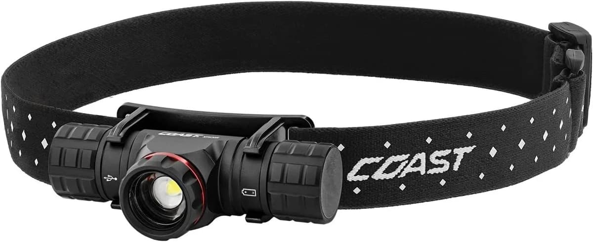 Coast XPH30R 1500Lumen USB-C Rechargeable Dual Power Headlamp w/Twist Focus IP54 product image