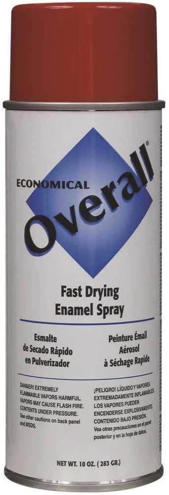 Rust-Oleum Overall Economical Fast Drying Enamel Aerosol Spray Paint Red 10oz product image