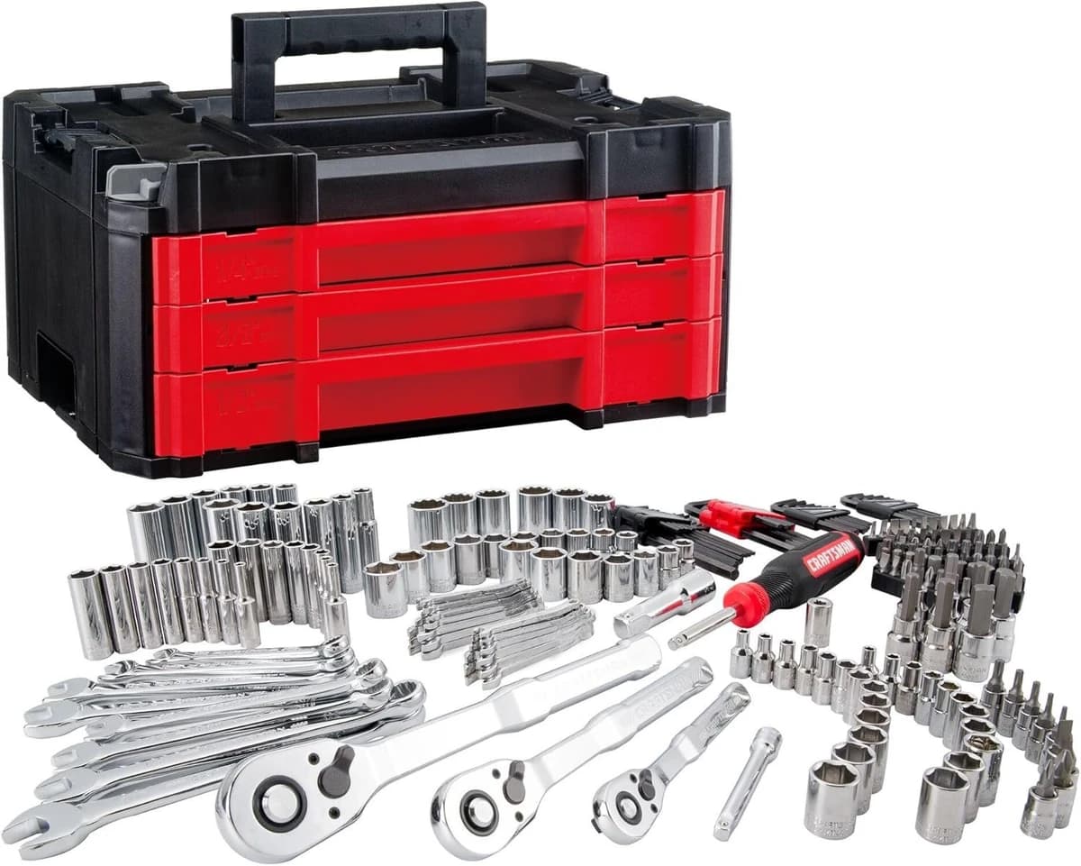 Craftsman VERSASTACK Mechanics Tool Set 1/4", 3/8", and 1/2" Drive, 230 pcs product image