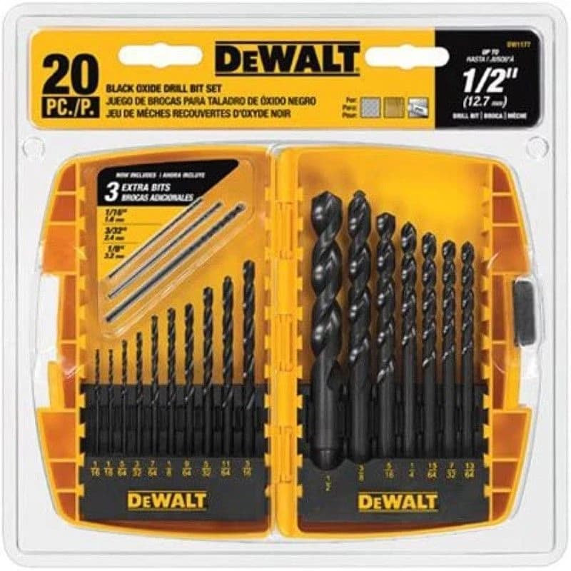 Dewalt 20pc Black Oxide Metal Bit Set product image