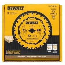 Dewalt 7 1/4" 24T Worm Drive Circular Saw Blade product image