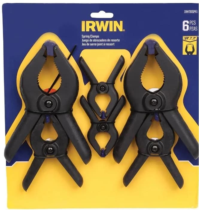 6-Pack Spring Clamps product image