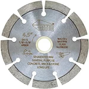 Diteq Diamond Tip Cutting Disc Segmented 4.5" x .080 x 7/8" product image