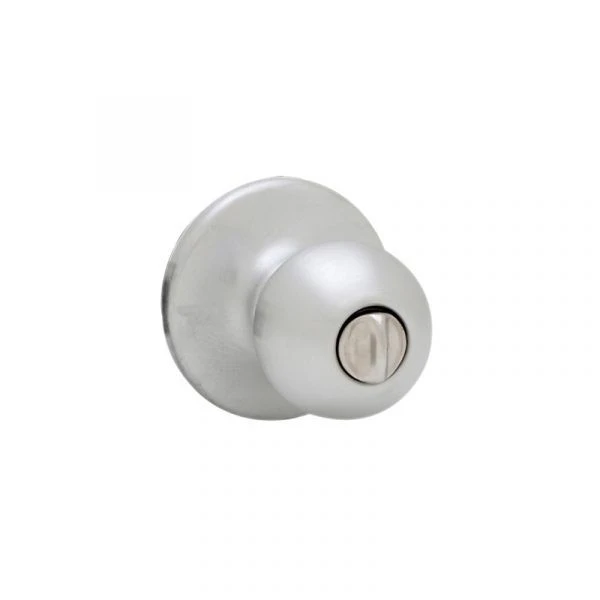 Kwikset Satin Chrome Bed & Bath Lock product image