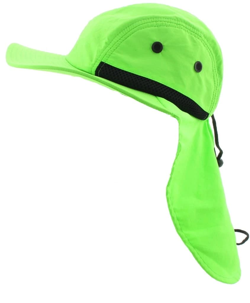 Large Bill Flap Cap Neon Green product image