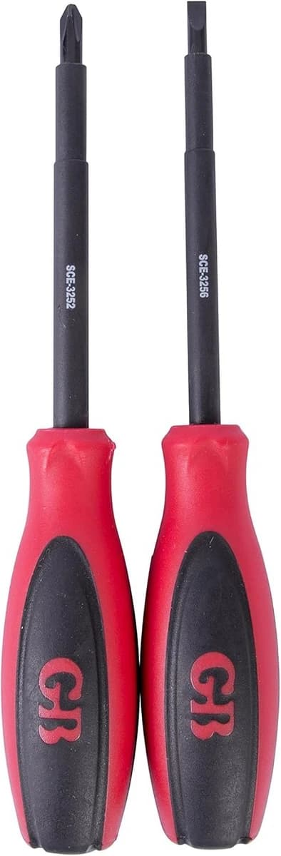 GB Insulated Screwdriver Set 2pc (#2 Phillip & 3/16" Flat) product image