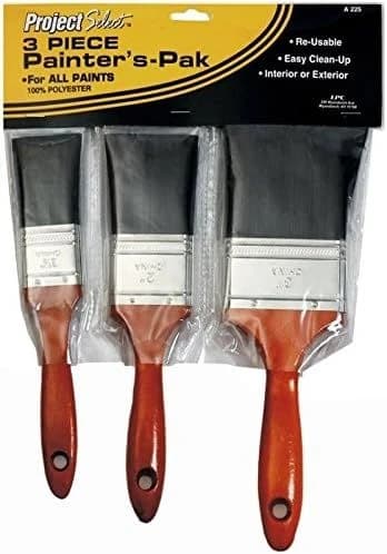 Linzer 3pc Polyester Paint Brush Set (1 1/2", 2" & 3") product image