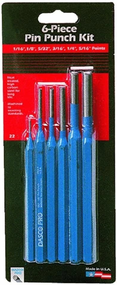 Dasco 6-Piece Pin Punch Set product image