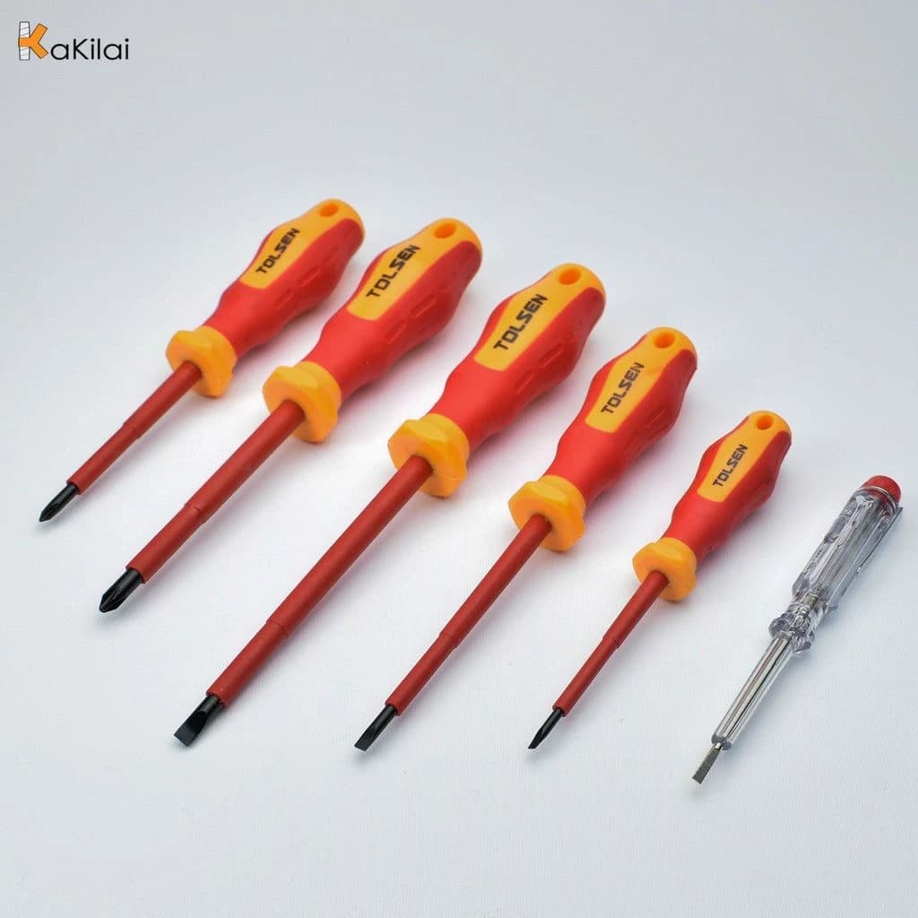 Tolsen 6pc Insulated 1000V Screwdriver Set product image