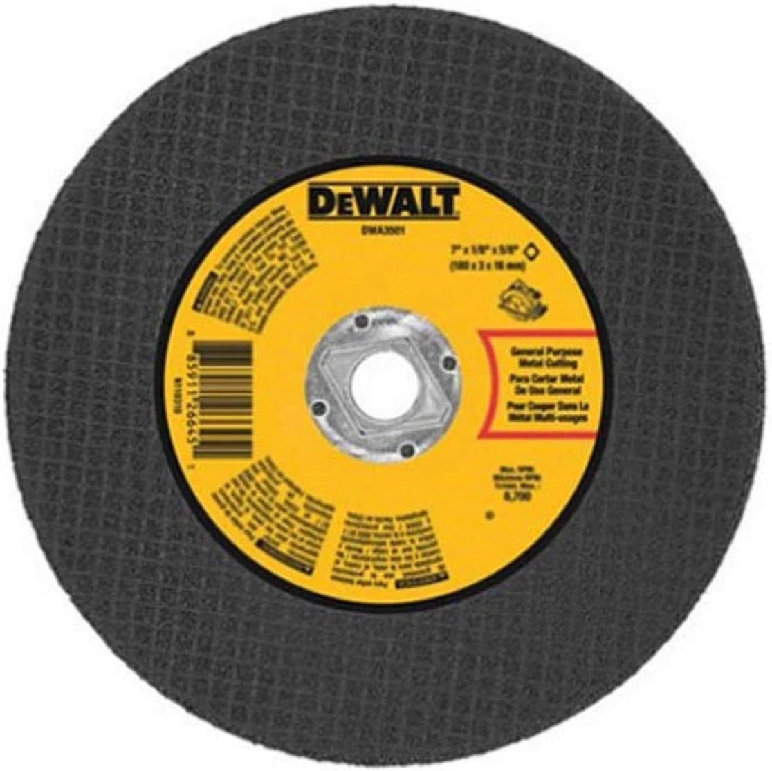 Dewalt 7" x 1/8" x 5/8" Metal Cutting Blade product image