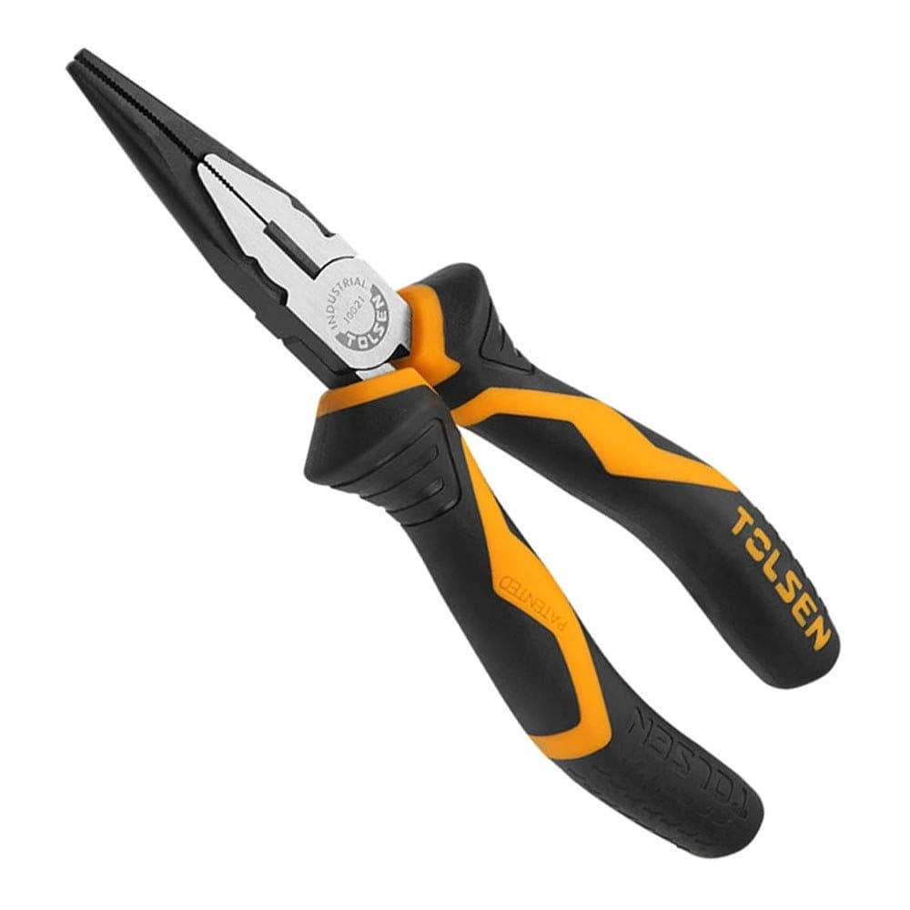 Tolsen 6" High Leverage Long Nose Pliers (Industrial) product image