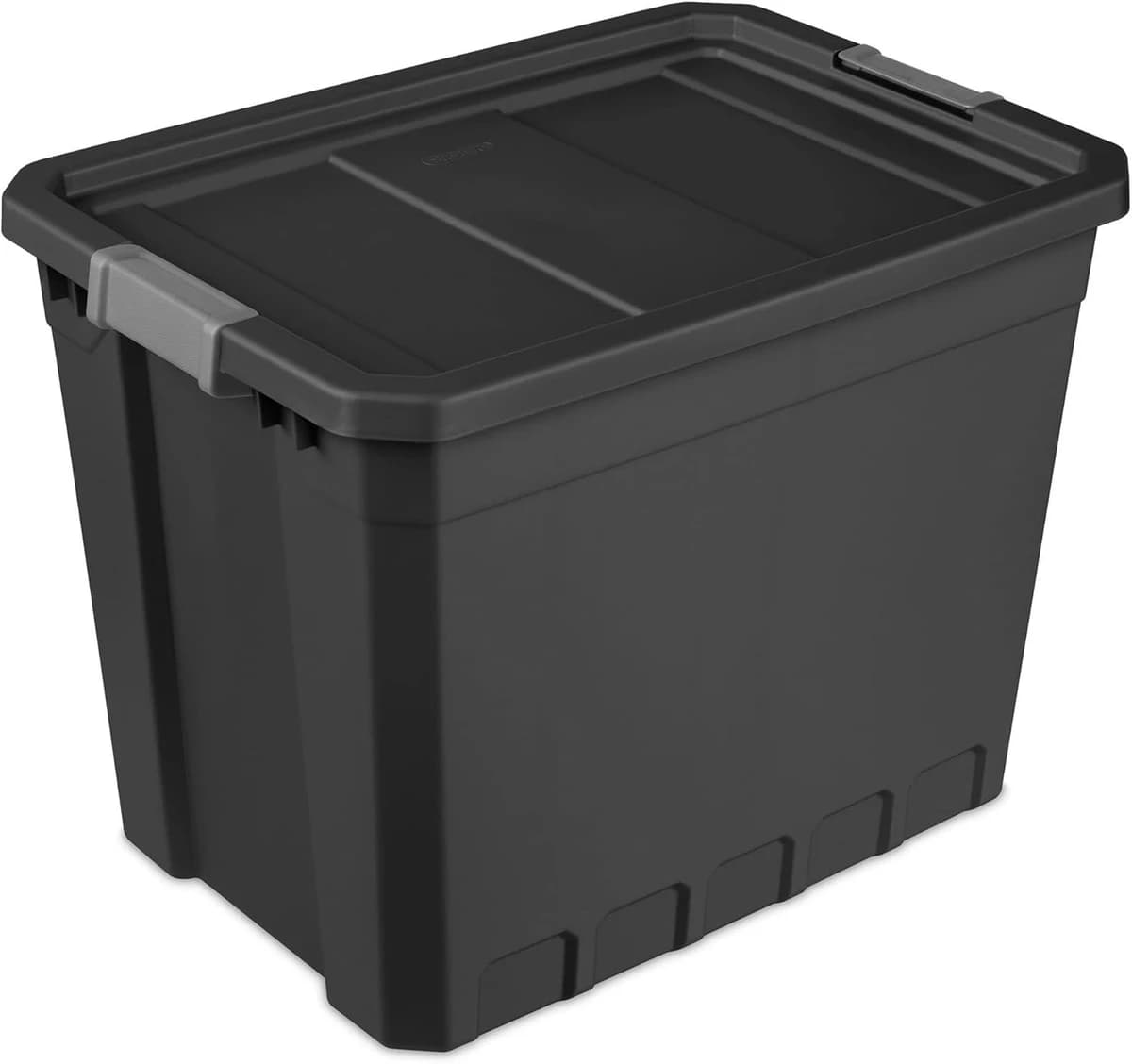 Sterilite Tote Stacker Black 27 Gallon product image