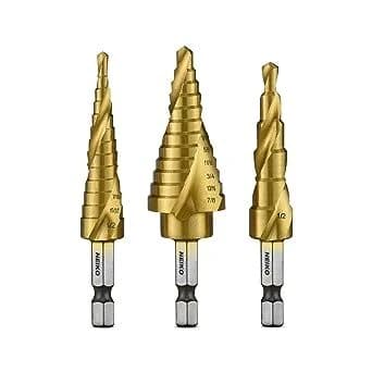 NEIKO 3pc Step Drill Bit Set product image