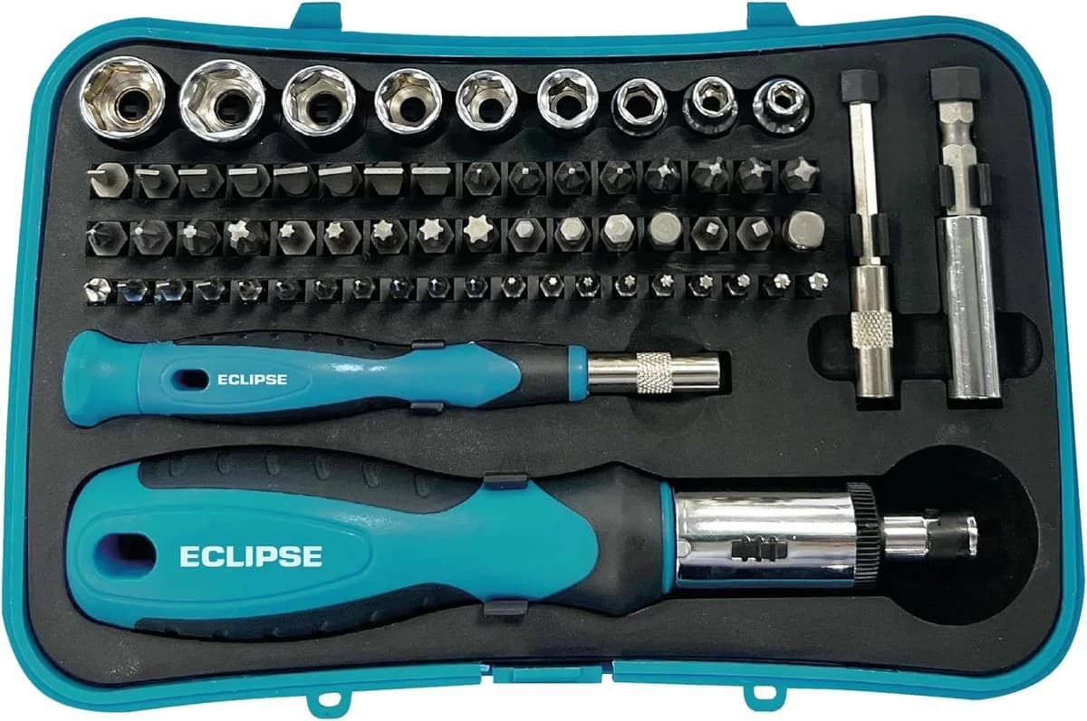 Eclipse 65pc Ratchet Screwdriver & Mini Socket Set product image