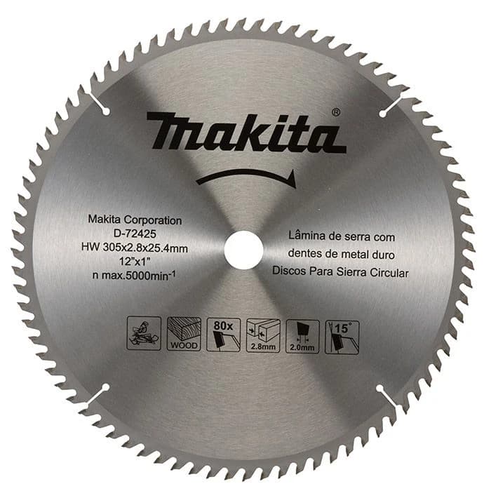 Makita 12" x 1" Miter Saw Wood Blade 80T product image