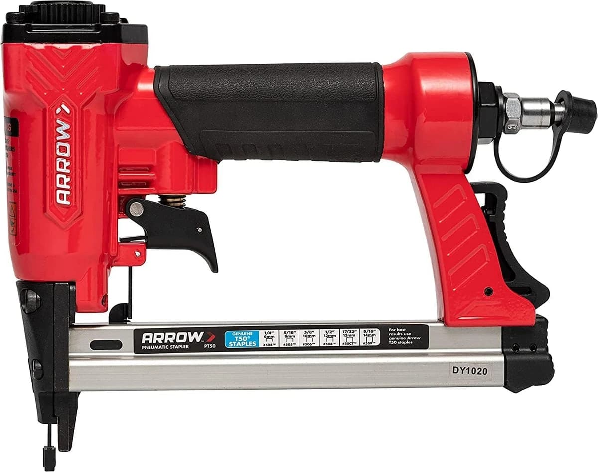Arrow PT50 Oil-Free Pneumatic Staple Gun, Professional Heavy-Duty Stapler product image