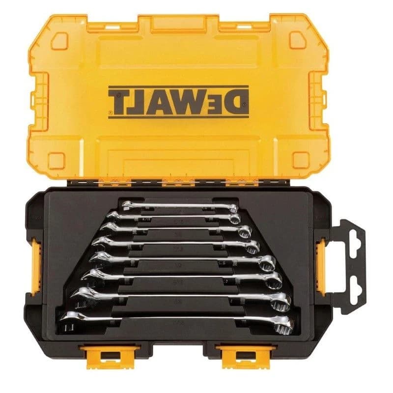 Dewalt Combination Wrench Set 8pc SAE 1/4" - 11/16" product image