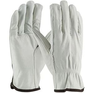 PIP Large Natural Grain Cowhide Leather Driver's Gloves 9.8" product image