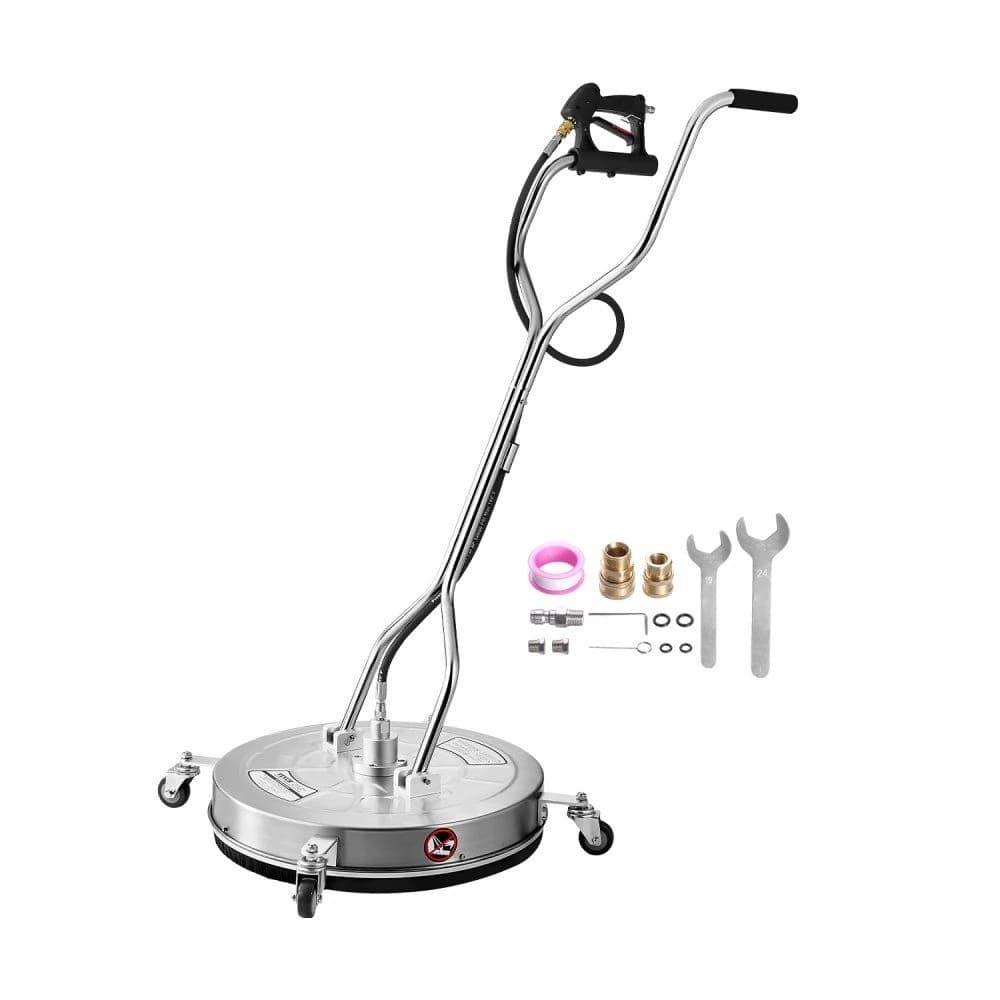 VEVOR 24" Stainless Steel Pressure Washer Surface Cleaner w/4 wheels 4000 PSI product image