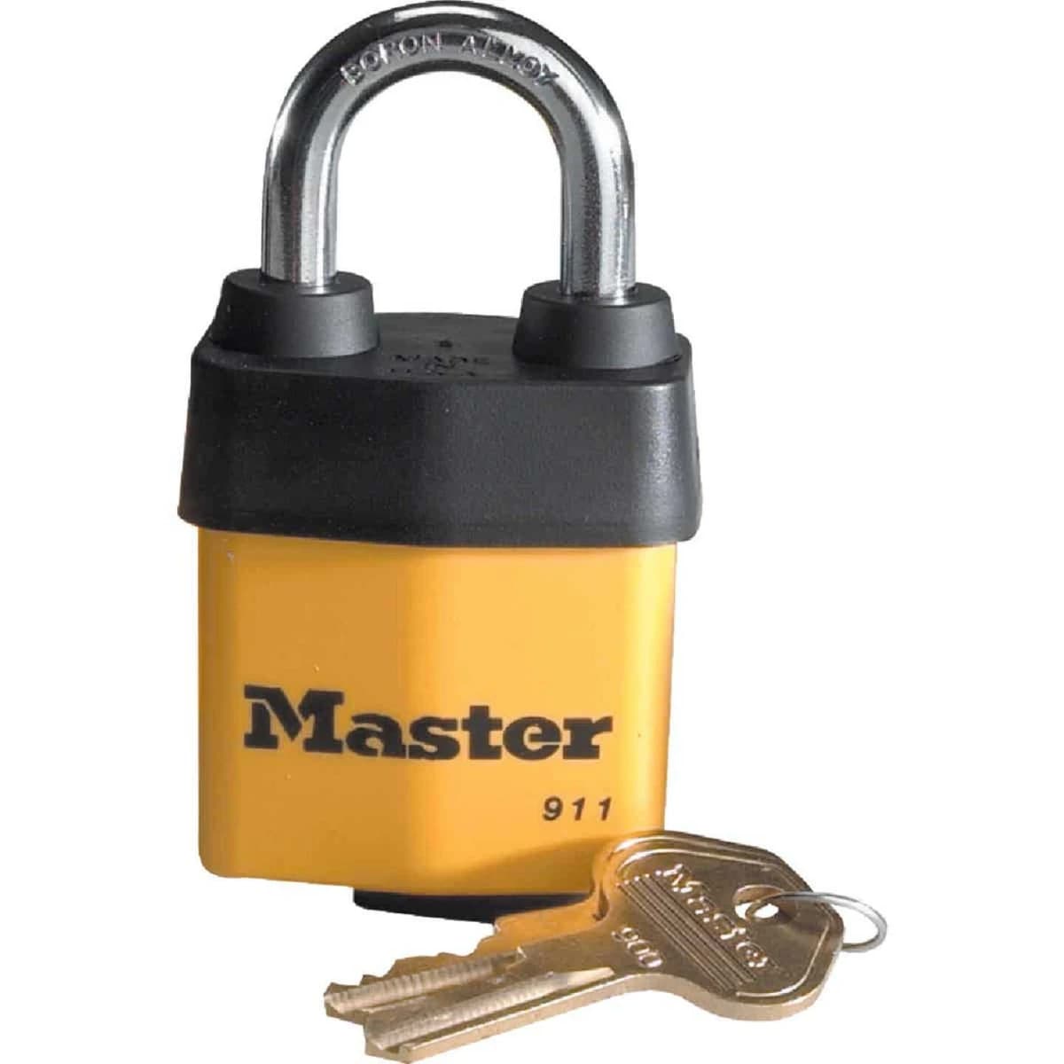 Master Lock 2 1/8" W. FlexFit Keyway Cover Laminated Steel Padlock product image