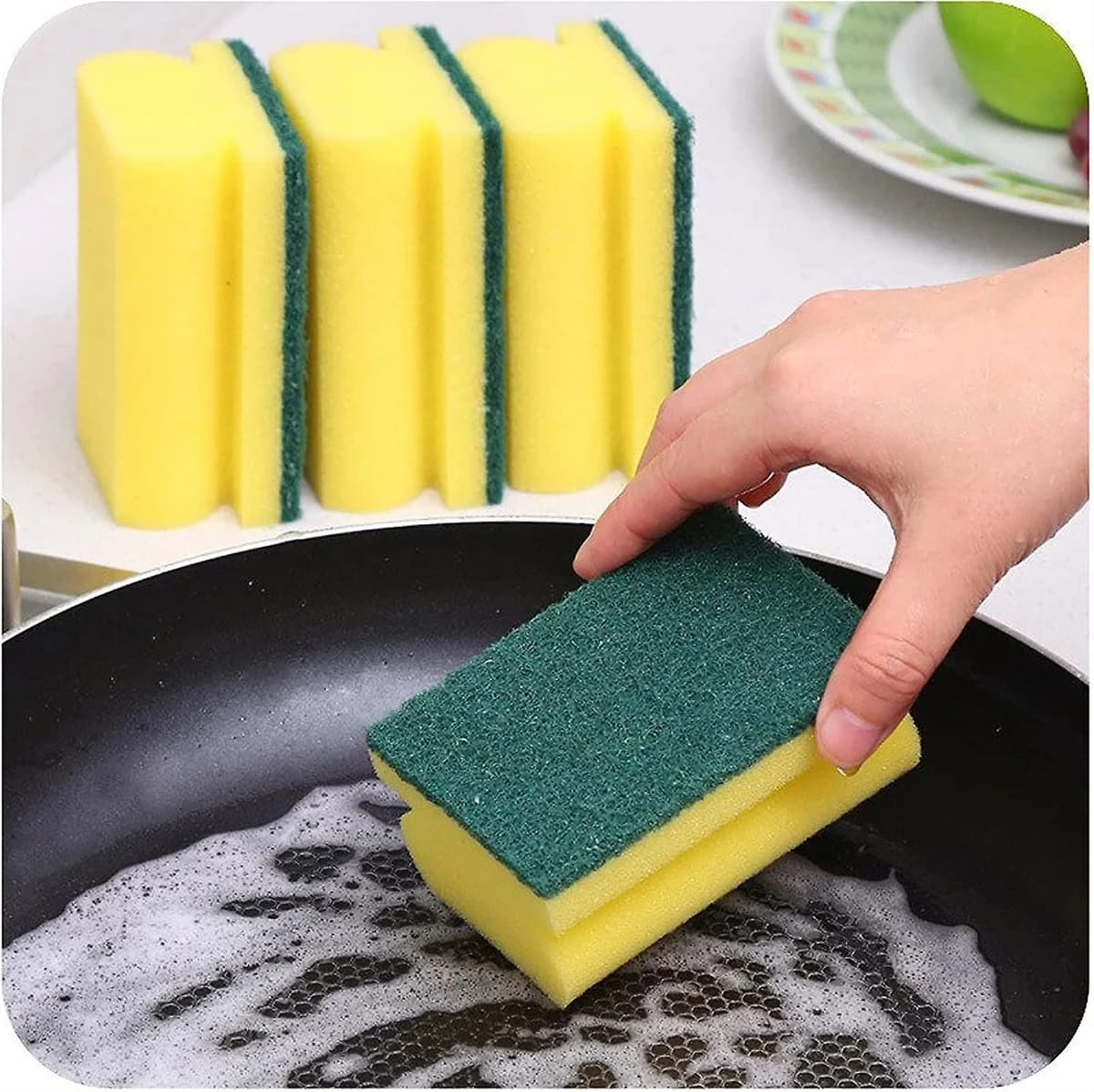 Heavy Duty Foam Sponge Assorted (60/pk) product image