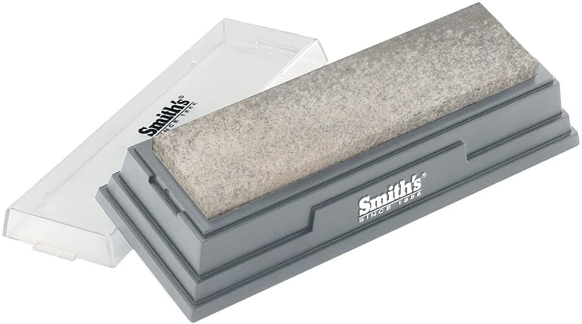 Smith's 6 Inch Natural Arkansas Bench Stone Black product image
