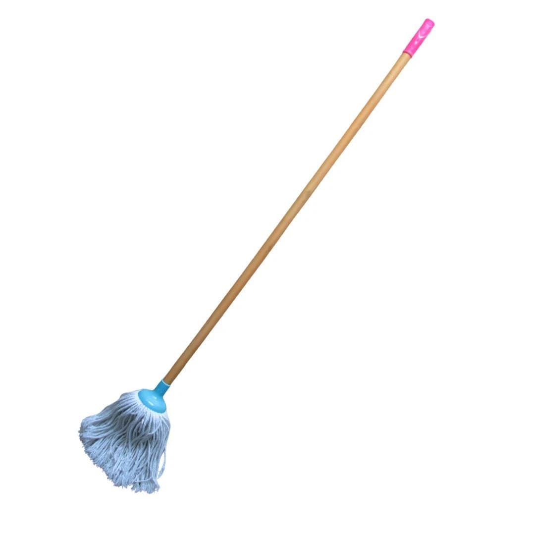 Household 10 oz Cotton Mop with Wooden Handle - RL product image