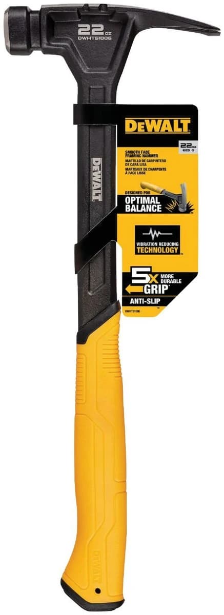 DEWALT 22 oz Steel Framing Claw Hammer (DWHT51006) product image