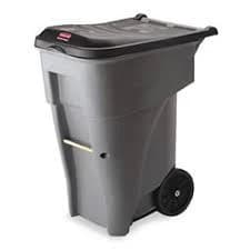 Bin - 65 Gallon with Wheels - Granite Grey - Roto product image