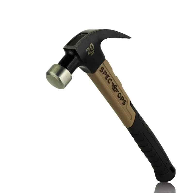 Spec Ops 20-oz Smooth Face Curved Claw Hammer, Fiberglass Handle product image