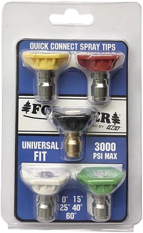 Forester Pressure Washer Nozzle Set 5pc 3000PSI product image