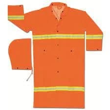 Raincoat with Reflective Strips Orange 201CR - XXXL product image