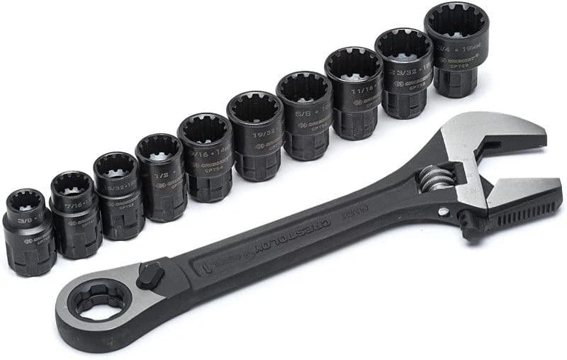 Crescent 11pc pass thru Adjustable Wrench Set 8" product image